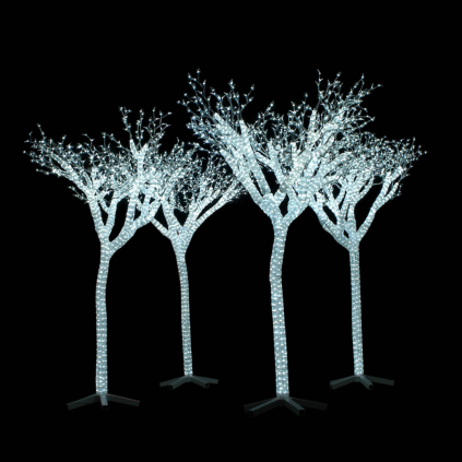 LED Crystal Sculpture Lighted Tree