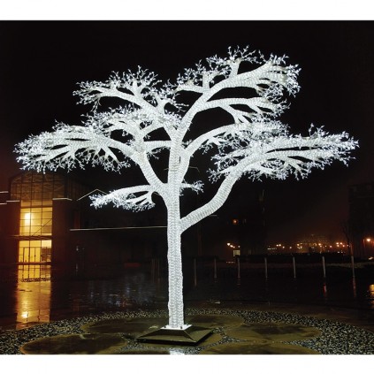 LED Crystal Sculpture Lighted Tree