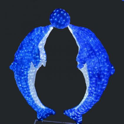 LED Dolphin Sculpture Lights