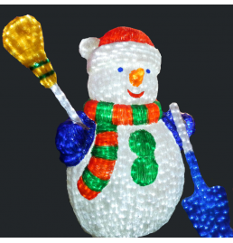 LED Snowman Sculpture Lights