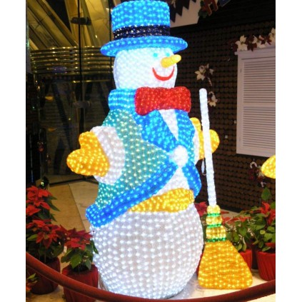 LED Snowman Sculpture Lights