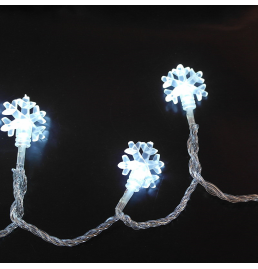 LED Snowflake Christmas Lights