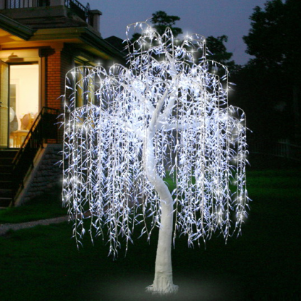 White LED Willow Lighted Tree