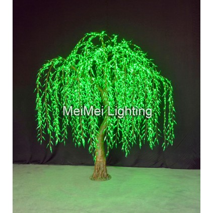 Green Willow LED Lighted Tree