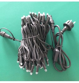 Black Rubber Cable LED Christmas Lights