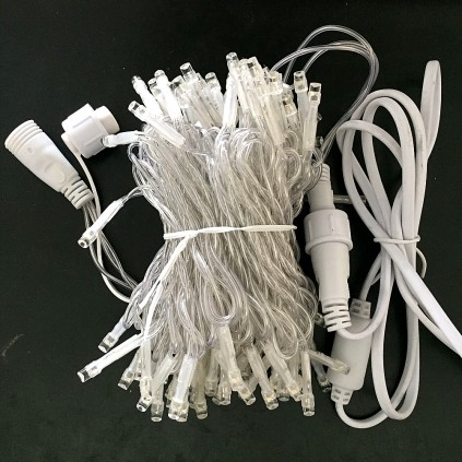 Transparent wire LED Christmas Lights