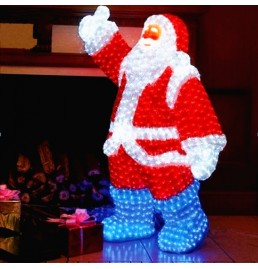 LED Santa Claus Sculpture Lights