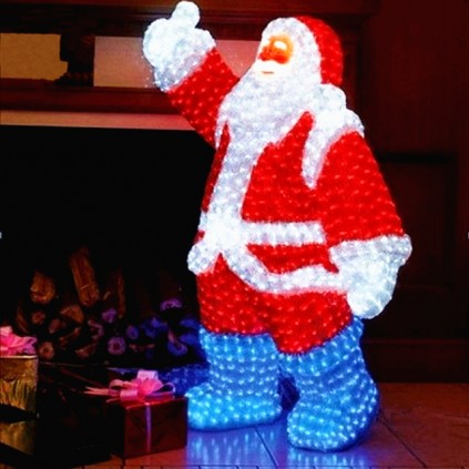 LED Santa Claus Sculpture Lights