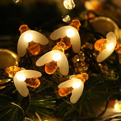 Battery Powered LED Honeybee Lights Battery Powered LED Honeybee Lights
