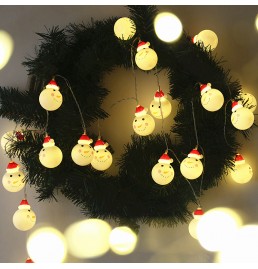 Battery Powered LED Snowman Lights