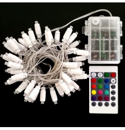 Battery Powered Multicolor 5mm Christmas Lights