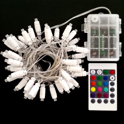 Battery Powered Multicolor 5mm Christmas Lights
