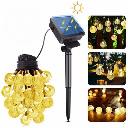 Bubble Solar LED Christmas Lights Bubble Solar LED Christmas Lights