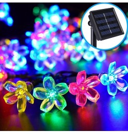 Flower Solar LED Christmas Lights Flower Solar LED Christmas Lights