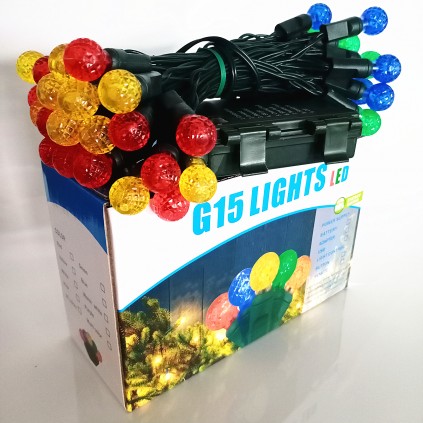 Battery Powered G15 Berry Christmas Lights