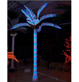 Color changing LED Coconut Tree Lights