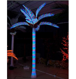 Color changing LED Coconut Tree Lights  Color changing LED Coconut Tree Lights