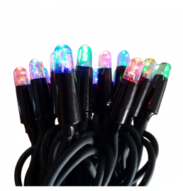 Black Rubber LED Christmas Lights  Black Rubber LED Christmas Lights
