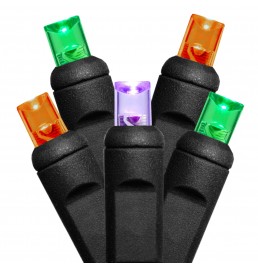 Black LED Halloween String Lights