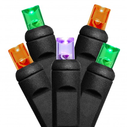 Black LED Halloween String Lights Black LED Halloween String Lights