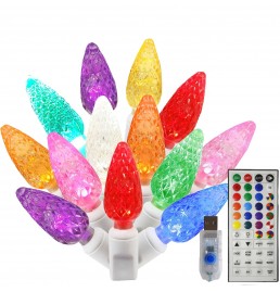 USB RGB C6 LED Christmas Lights